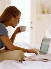 ** College Student Working **